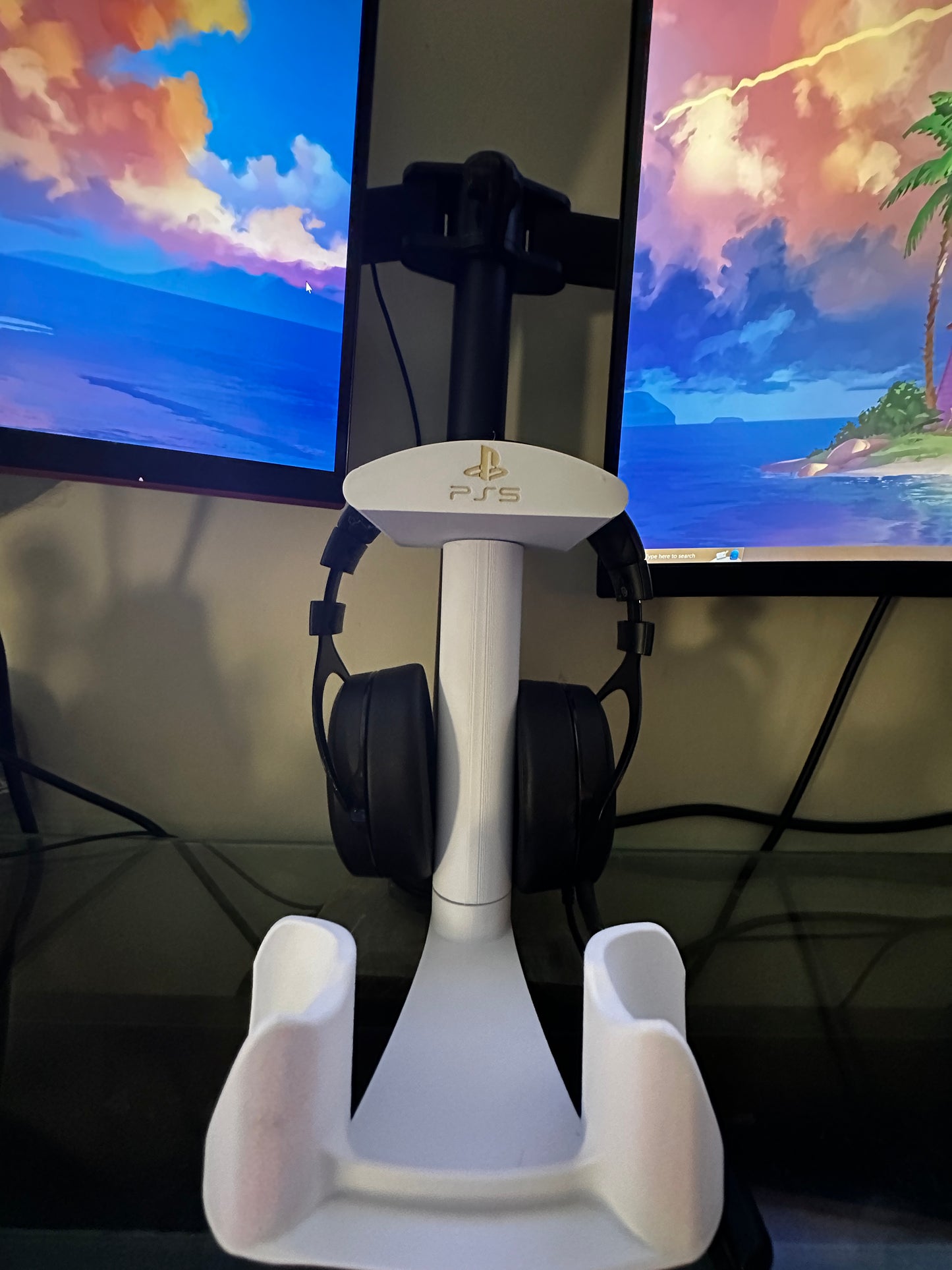 PS5/4 Controller+Headset holder